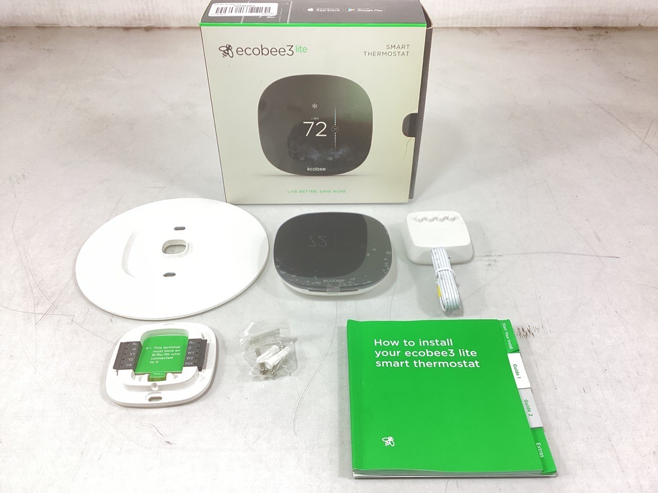 Ecobee3 lite Smart Thermostat - Black (EB-STATE3LT-02)