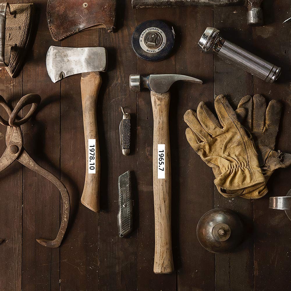 5X Compatible for Brady M21-750-595-WT 3/4'' Vinyl Label Cartridge Black/White