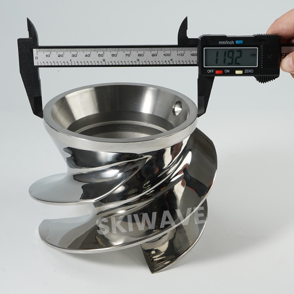 Outboard Jet Impeller & Flanged Liner 6 1/8 Part No.1737+1521 For Medium Series