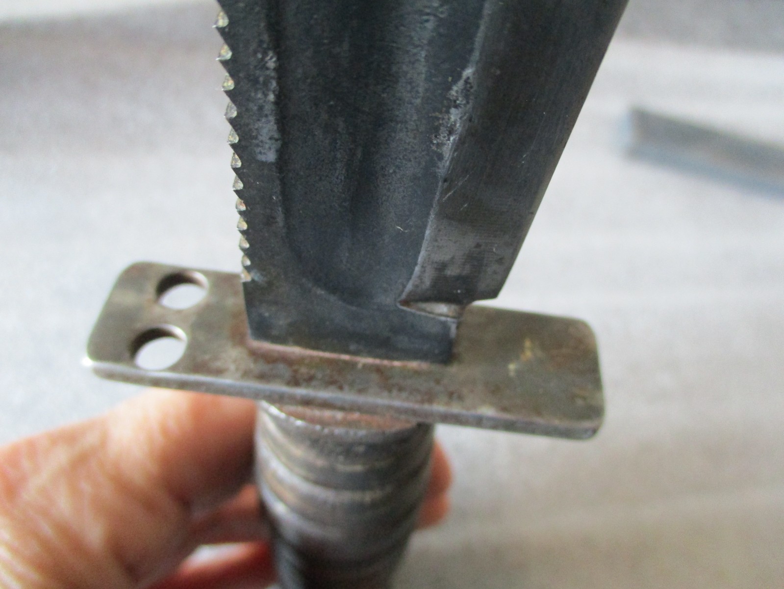 Camillus NY Vietnam Pilot Survival Knife with Sheath & Stone