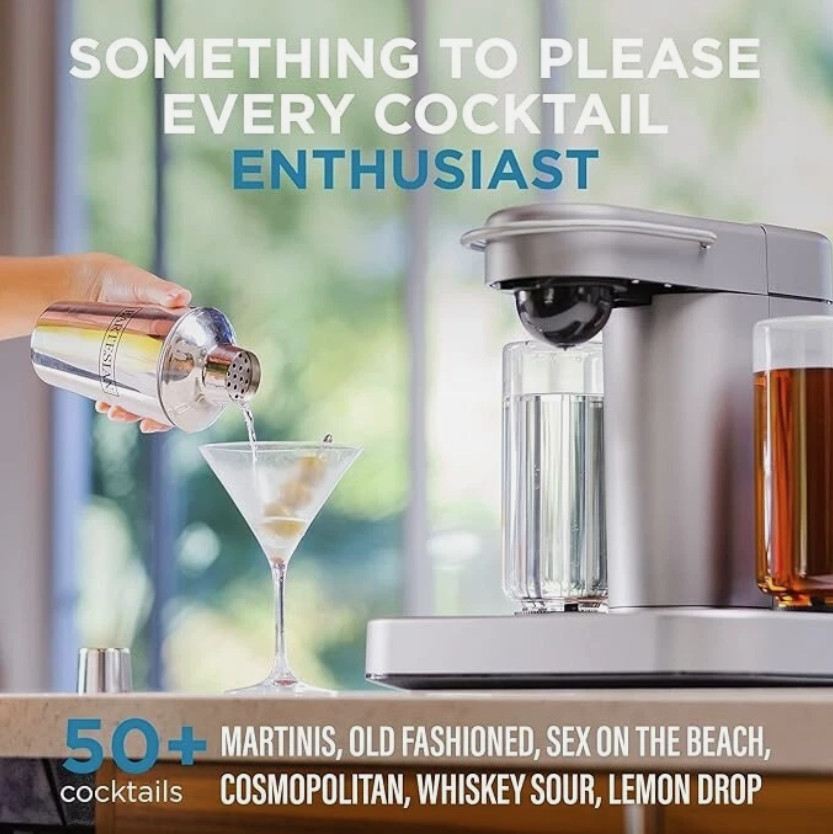 Bartesian Classic Collection 6 Cocktail Mixer Capsules, Pack of 6