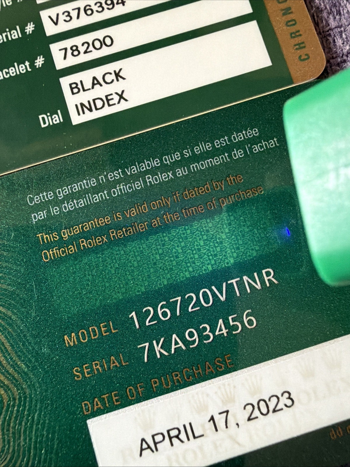 Rolex GMT-Master 116710;126720 Certificate Guarantee Warranty.2 For $498❗️