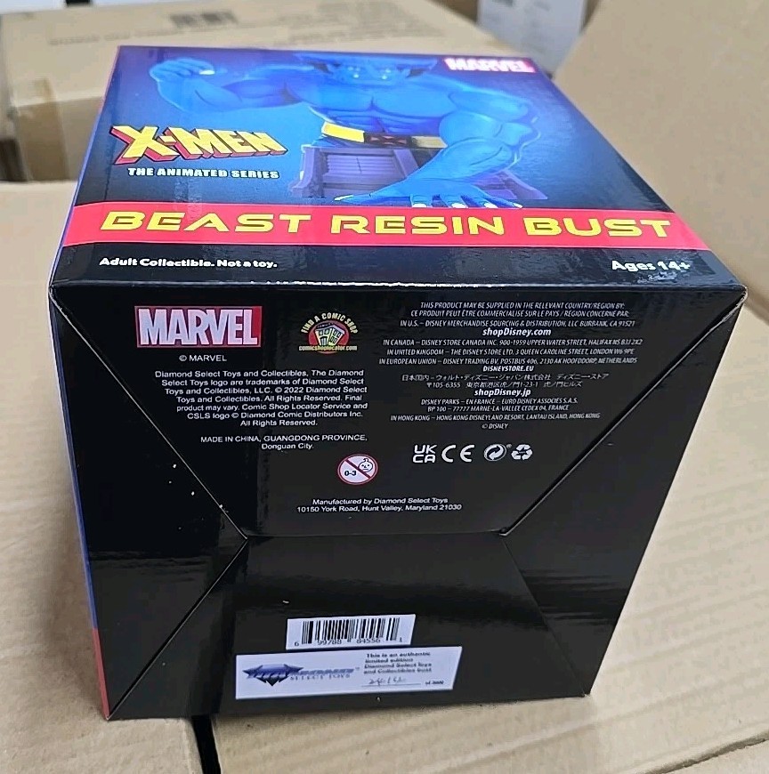 MARVEL’S BEAST RESIN BUST DIAMOND SELECT X-MEN LIMITED EDITION /3000 FREE SHIP!
