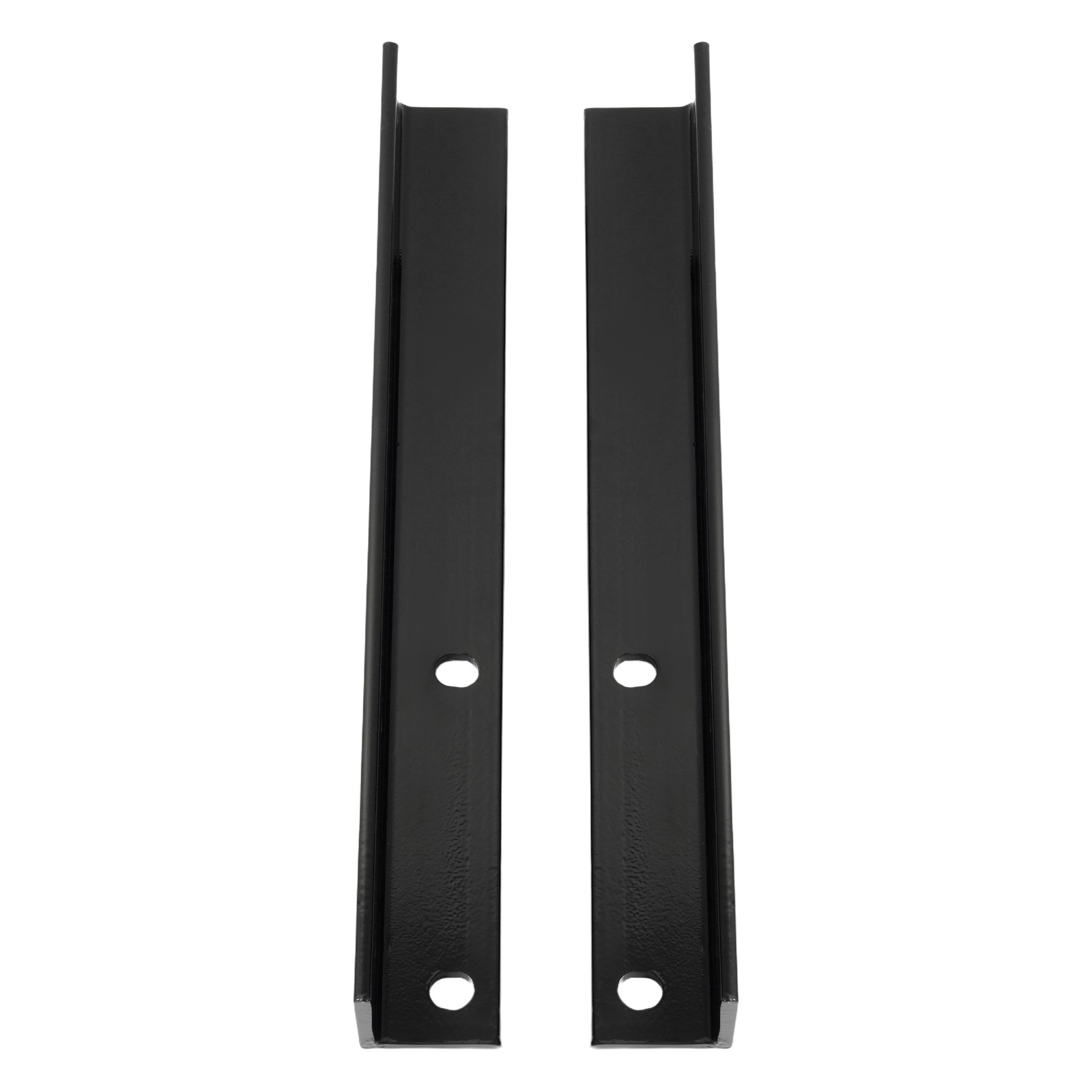 2pcs Black Battery Box Mounting Brackets For Peterbilt 375/378/379/385 1988-2010