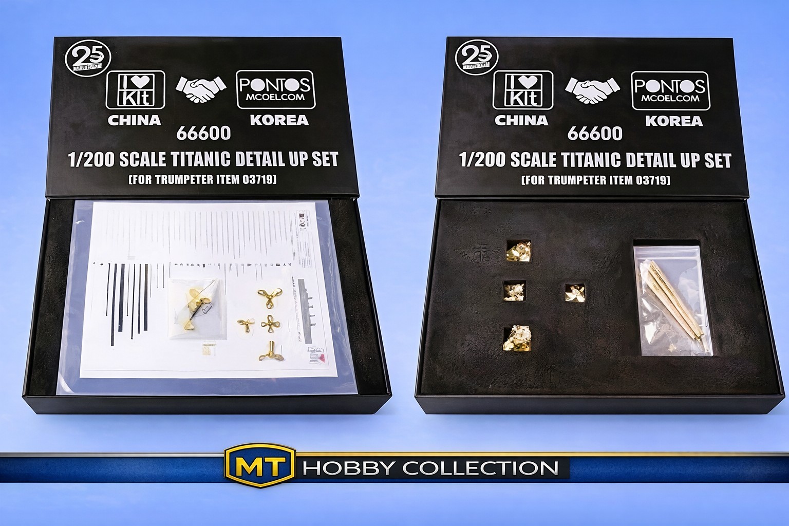 I LOVE KIT PONTOS 1/200 Titanic Detail Up Set for Trumpeter 03719 Brand New