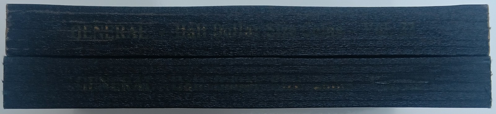 Lot Of 2 Library Of Coins General Blank Half Dollar 50c Size Stock Album VOL. 22