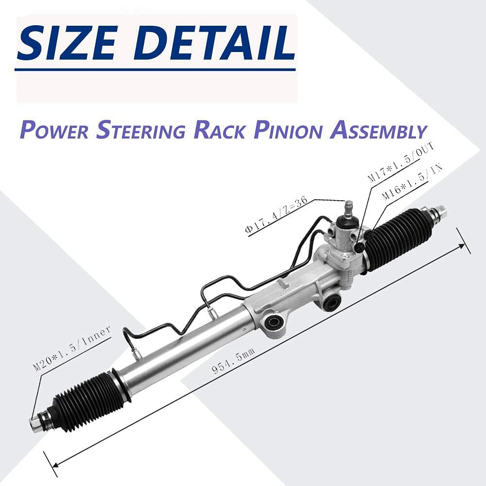 Power Steering Rack and Pinion For Toyota 4Runner Tacoma 4WD 2WD 44200-35042
