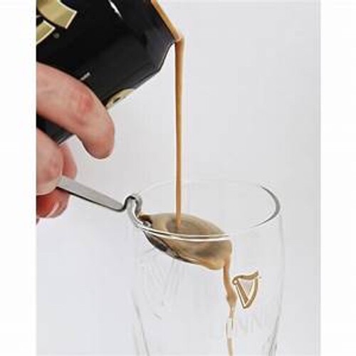 Brand New Licensed GUINNESS Beer Black And Tan Bartender's Pub Pouring Spoon