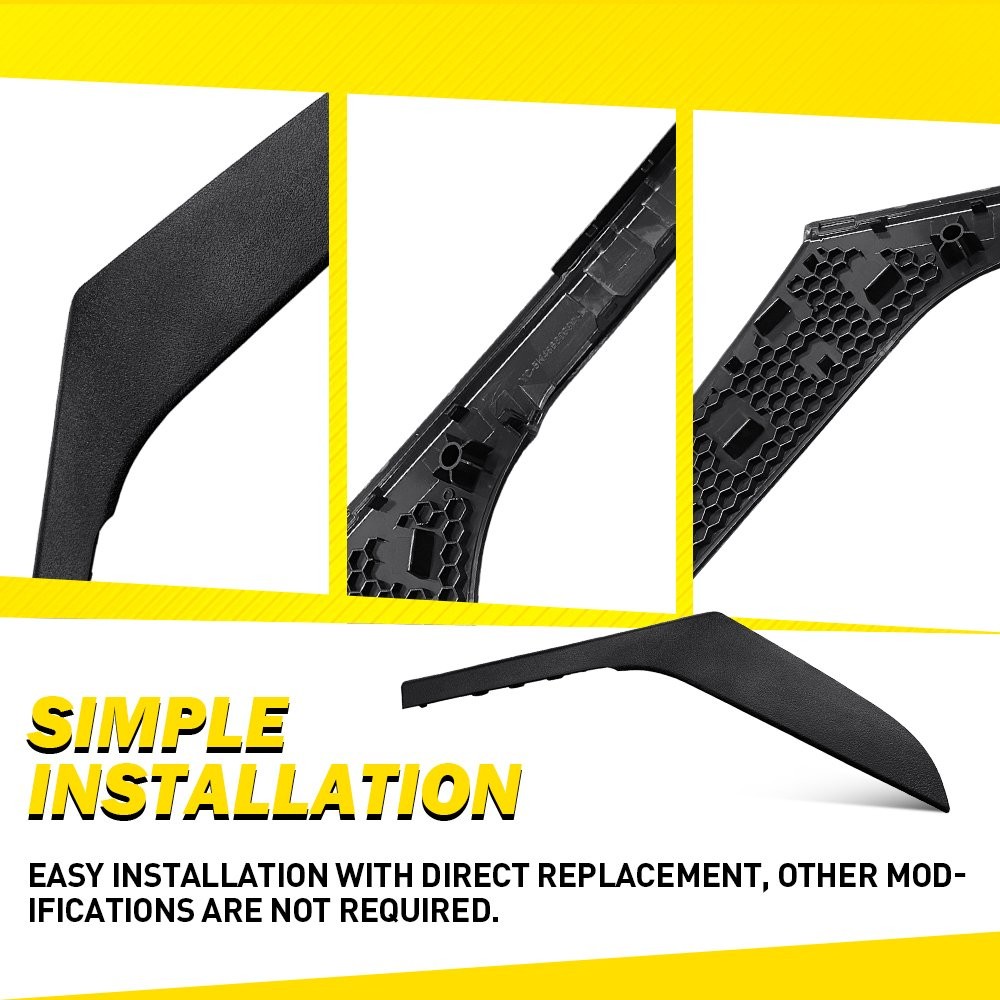 4x Inner Door Handle Trim Panel Pull Cover For VW Golf GTI MK6 2009-2013 4 Door