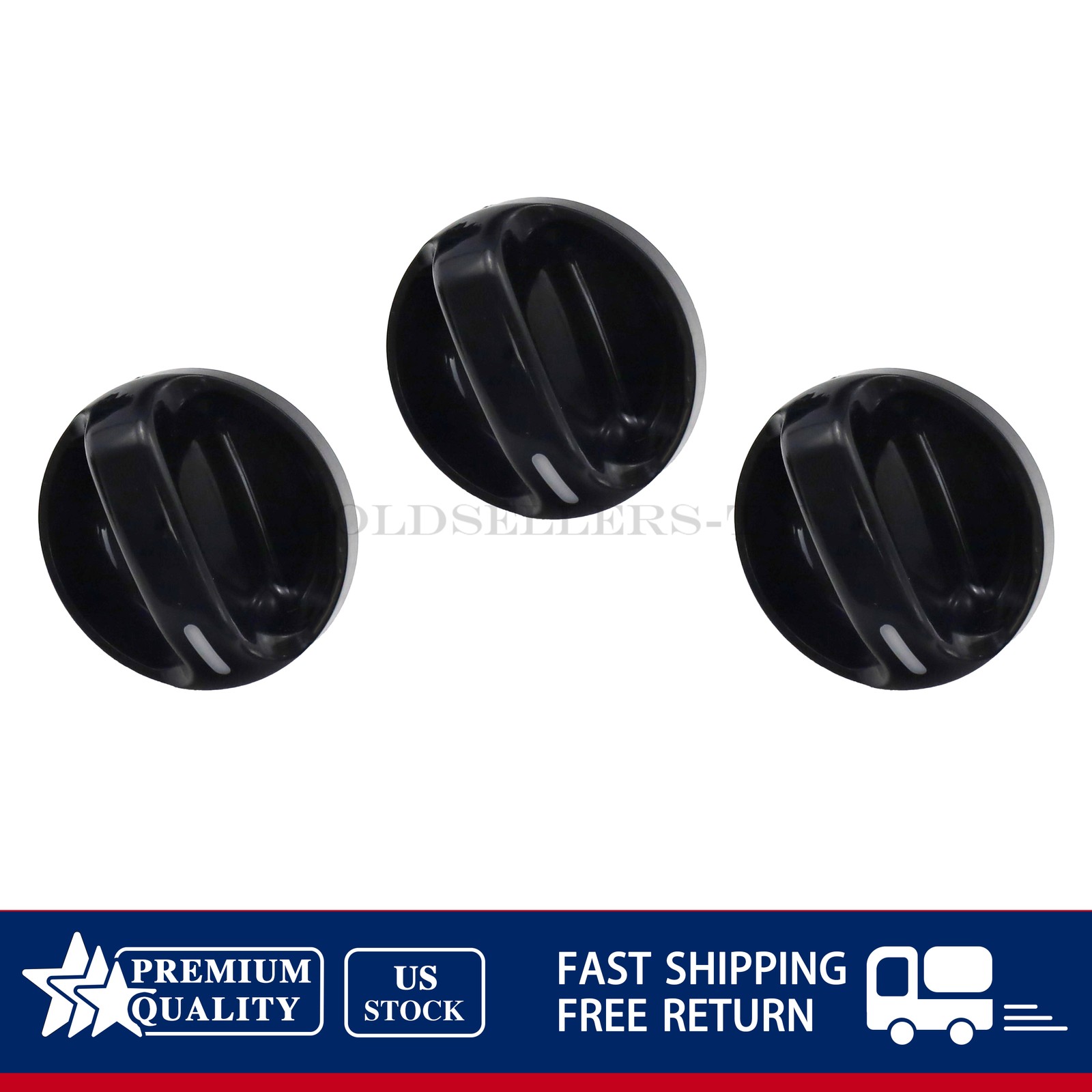 3x AC Climate Control Knob Air Switch Fits 00-06 Toyota Tundra 55905-0C010