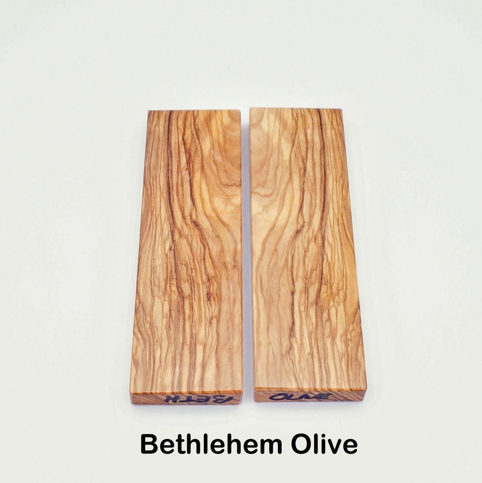 Olive Knife Scales, Pen Blanks, Project Lumber Craft Wood  - Various Sizes