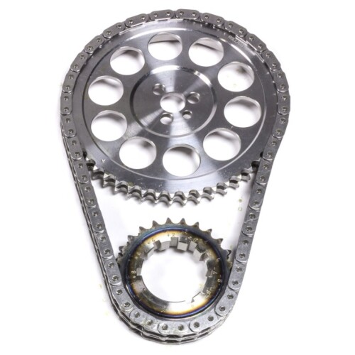 Rollmaster-Romac CS2090 Timing Chain Set Red Series Double Roller Keyway For BBC