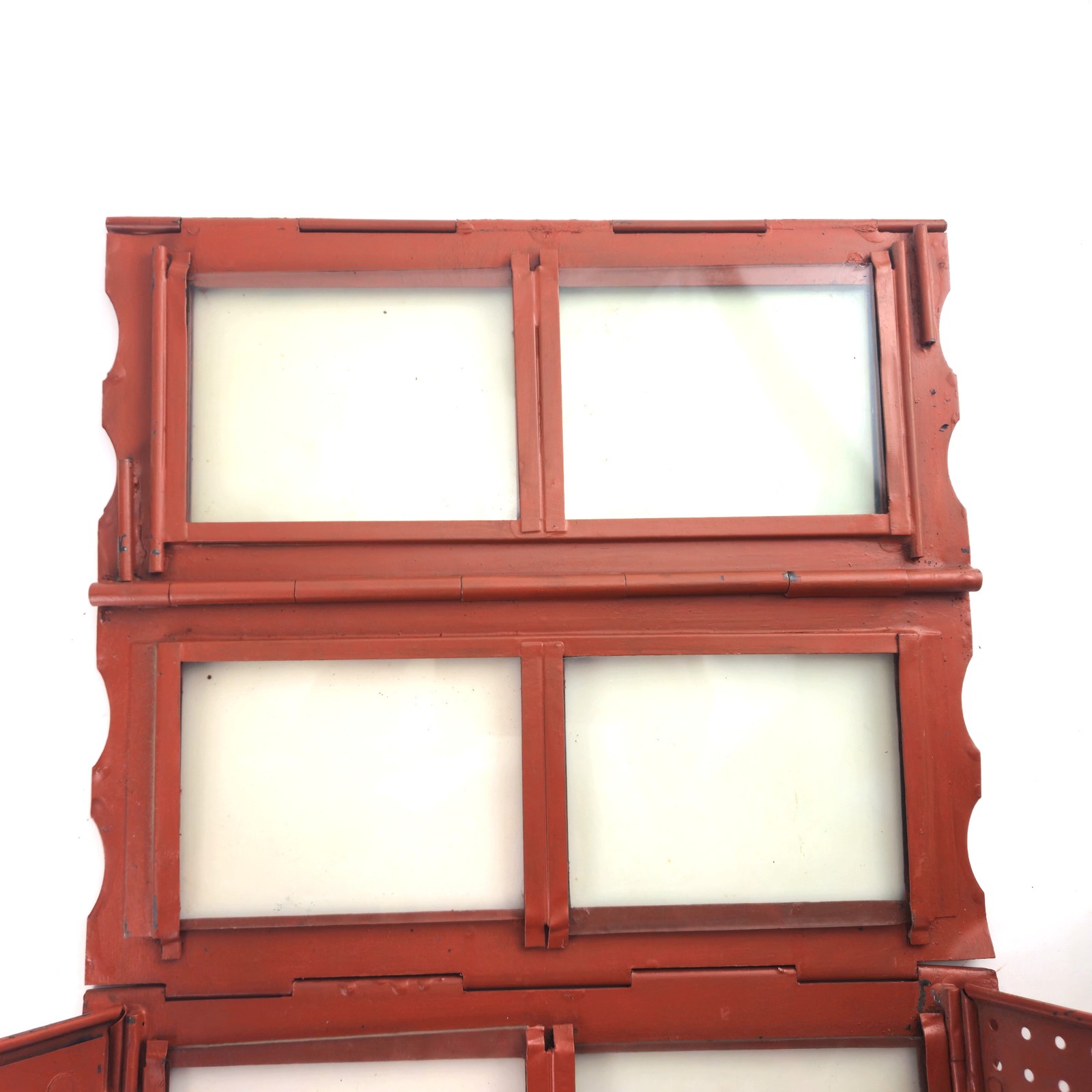 2 WWI TRENCH FOLDING CANDLE LANTERN LOT: 1914 HINKS & SON / 1915 G. POLKEY