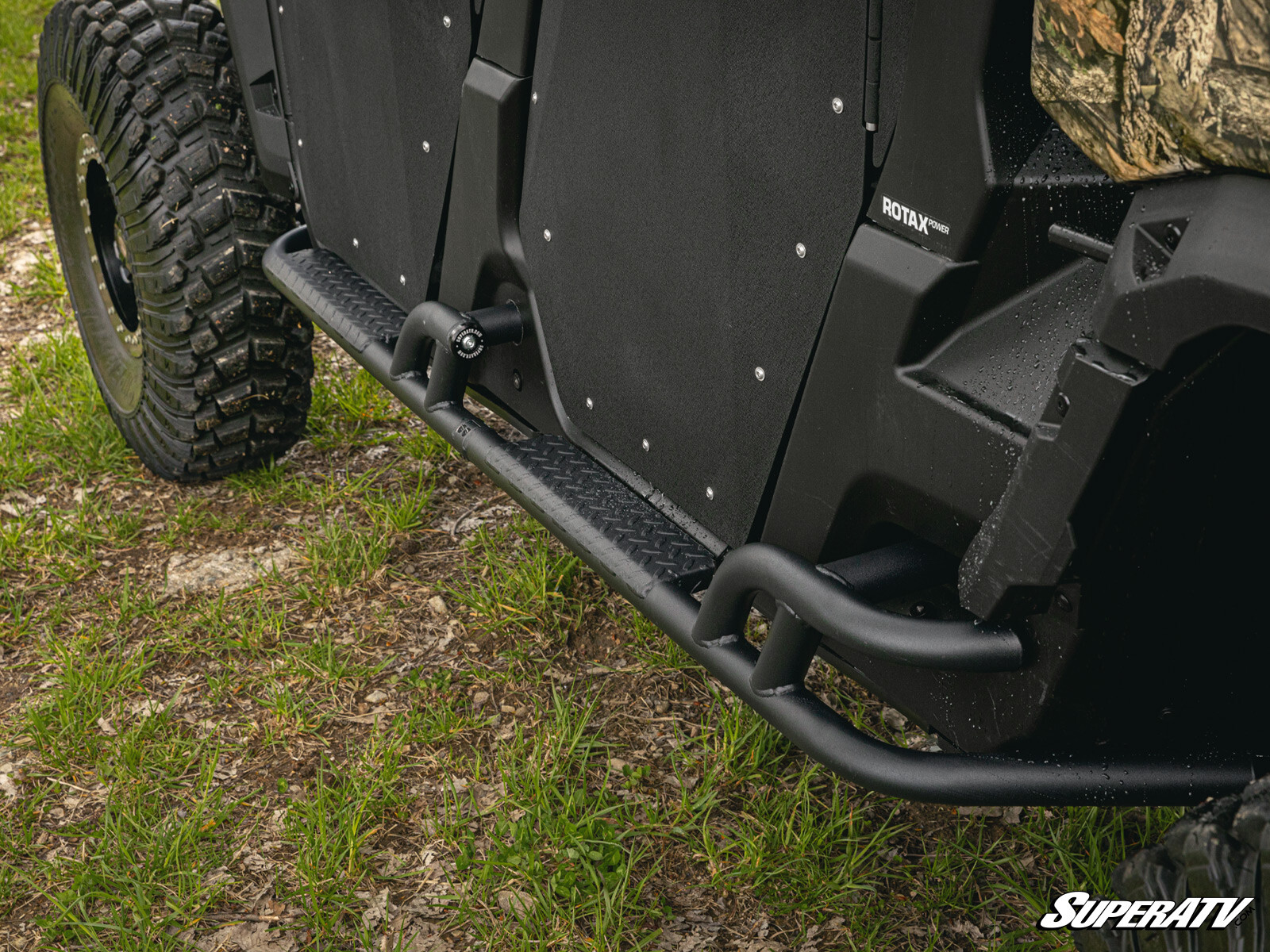 SuperATV Heavy-Duty Nerf Bars for Can-Am Defender MAX