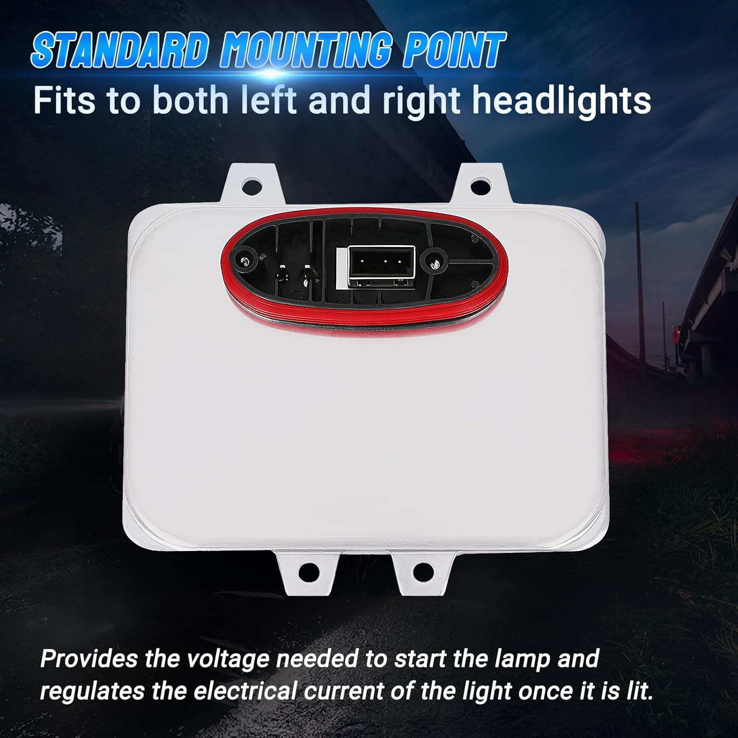 Headlight Ballast Set of 2 Xenon HID Module Unit For Cadillac Escalade 2007-2014