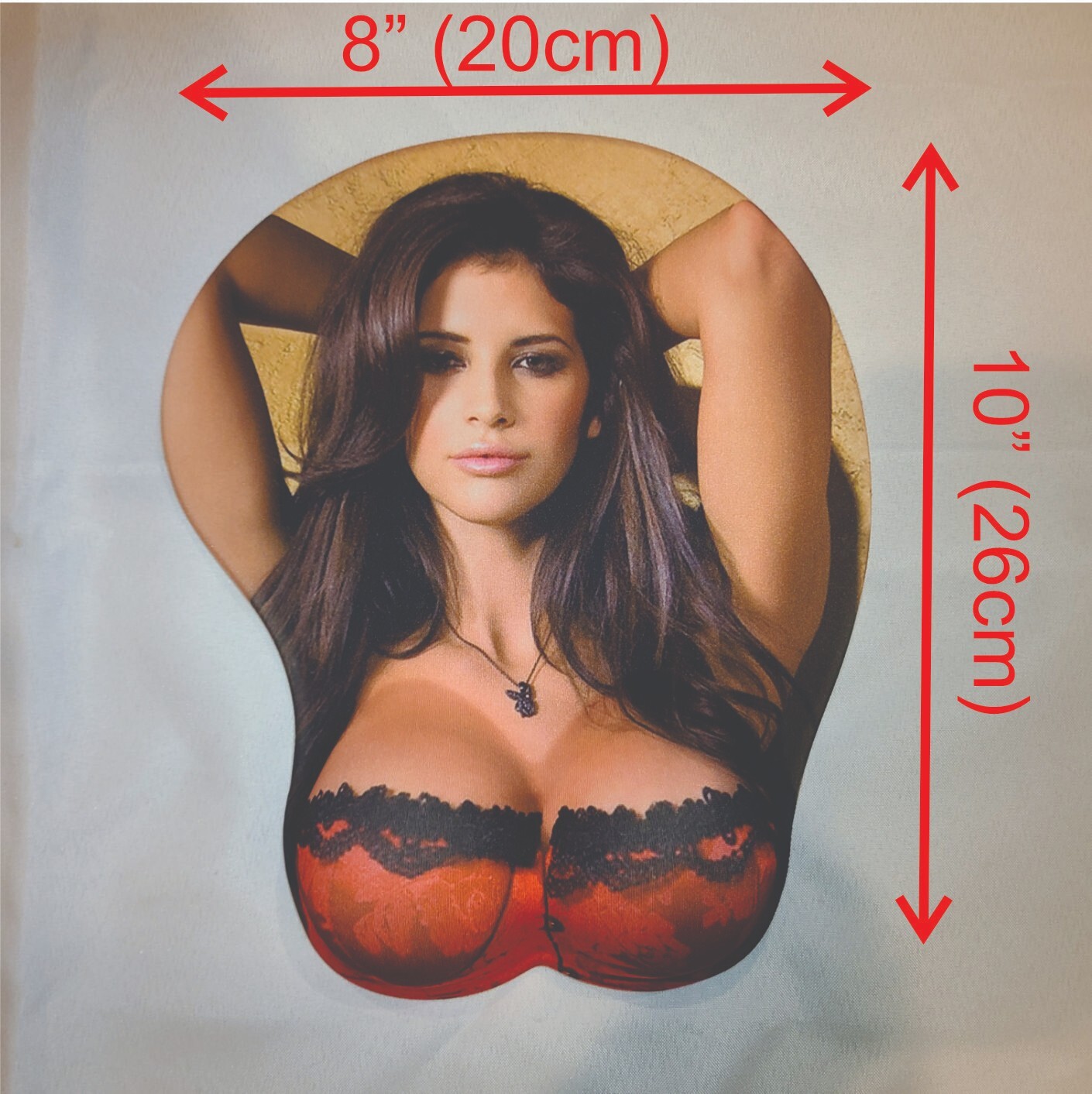 Sexy 3D Mouse Pad with Gel Wrist Support Rest