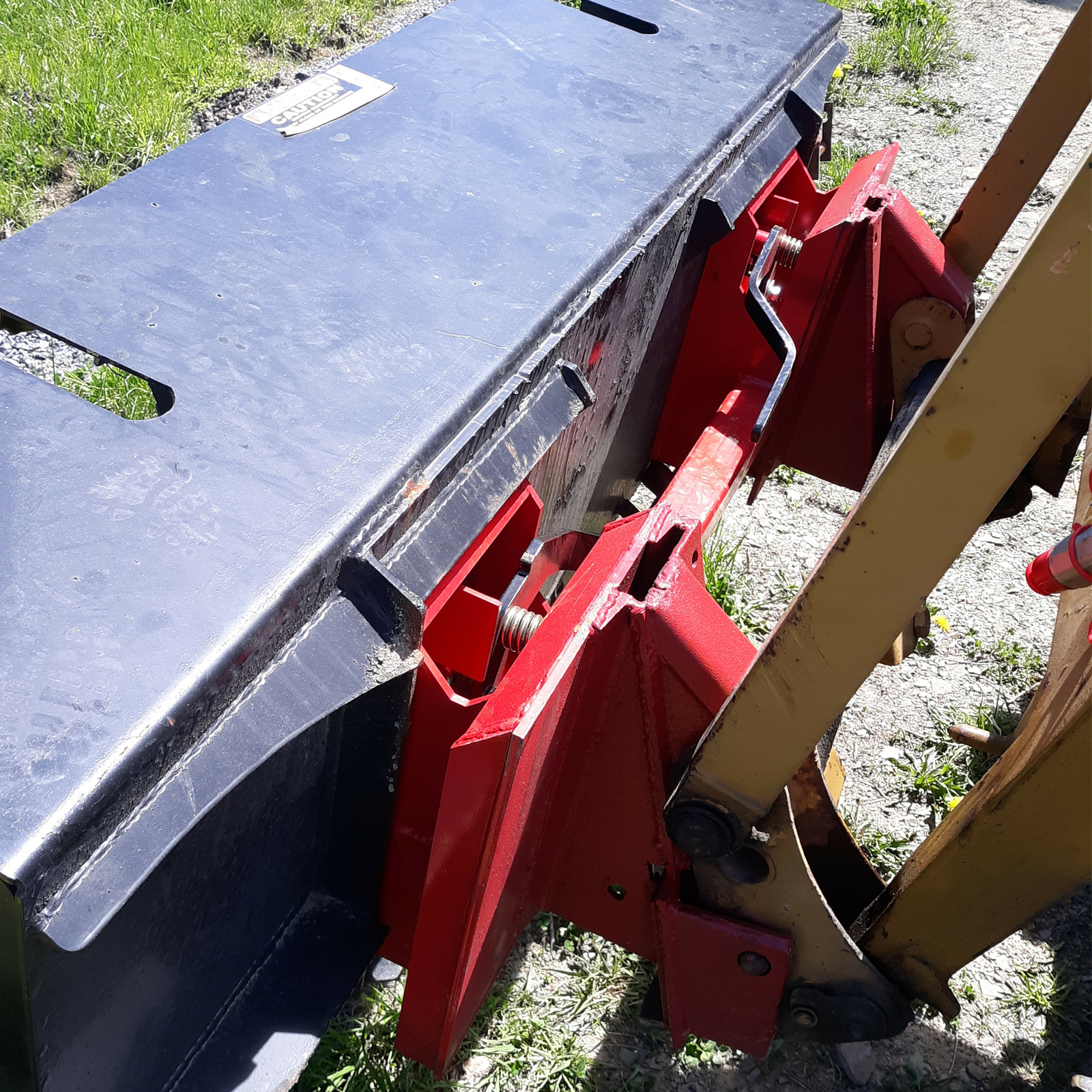 Universal Skid Steer Quick Tach Conversion Adapter Plate For Bobtach Attachments