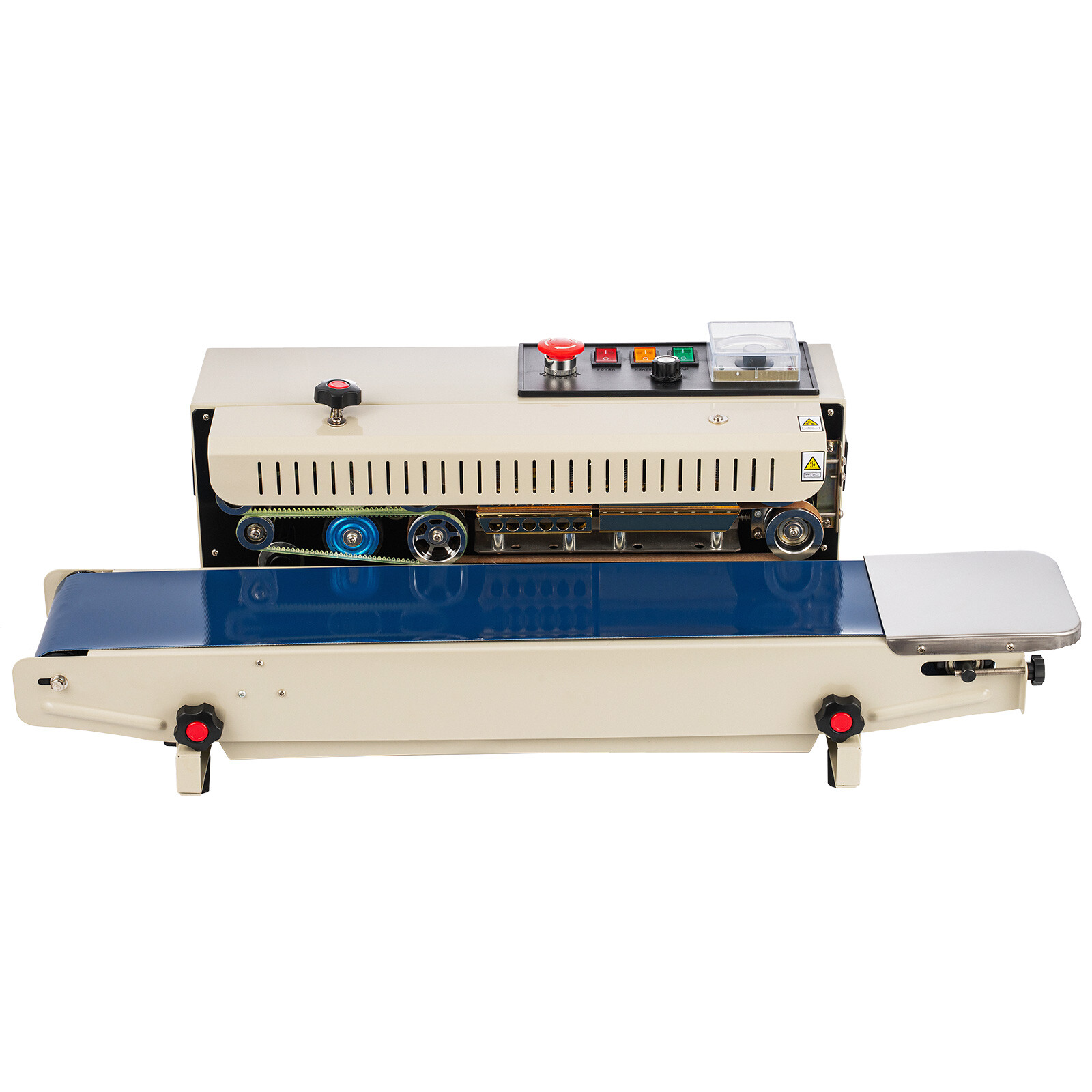 Continuous Horizontal Band Sealer FR900 Bag Sealing Machine with 20 Teflon Belts