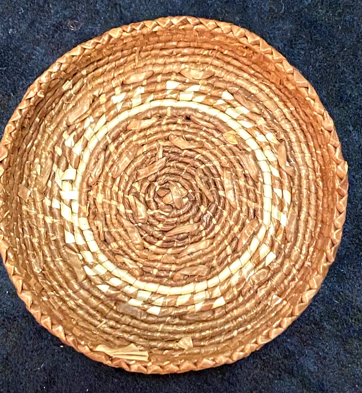 Northwest Coast Makah Indian Lidded Jar Basket