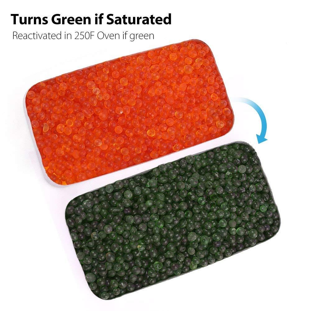 8/4/2 Pack 40 Gram Reusable Silica Gel Desiccant Beads Canister Dehumidifier 40g