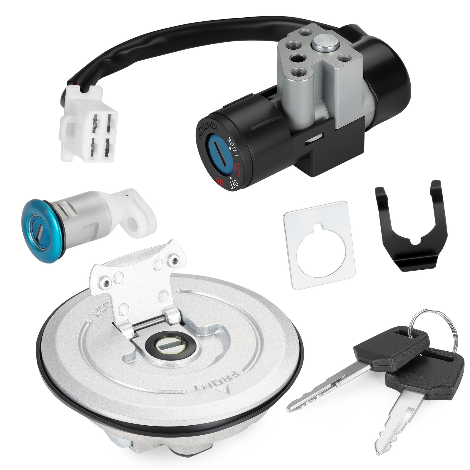 Ignition Switch Fuel 35100-K26-901 For Honda Grom 125 14-15 Gas Cap Key Lock Set