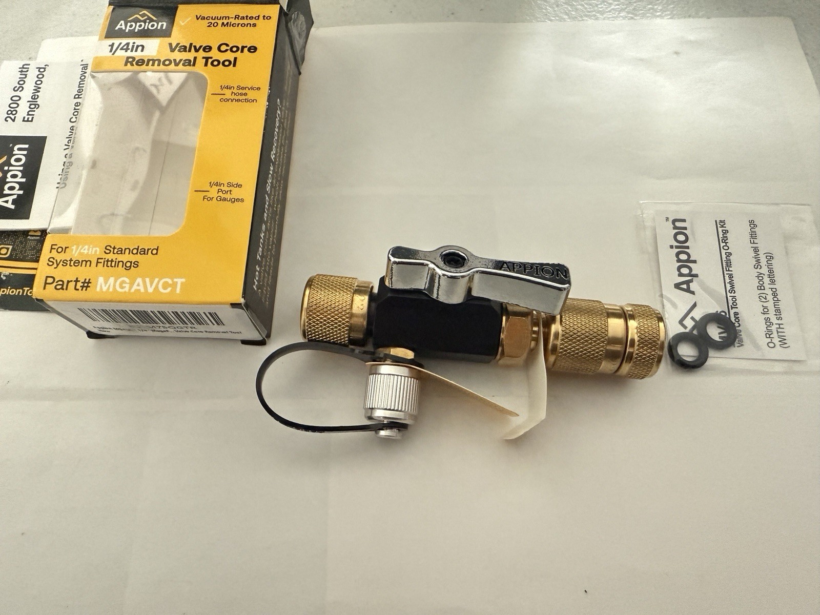 Open Box Appion MGAVCT 1/4" Vacuum-Rated Valve Core Tool