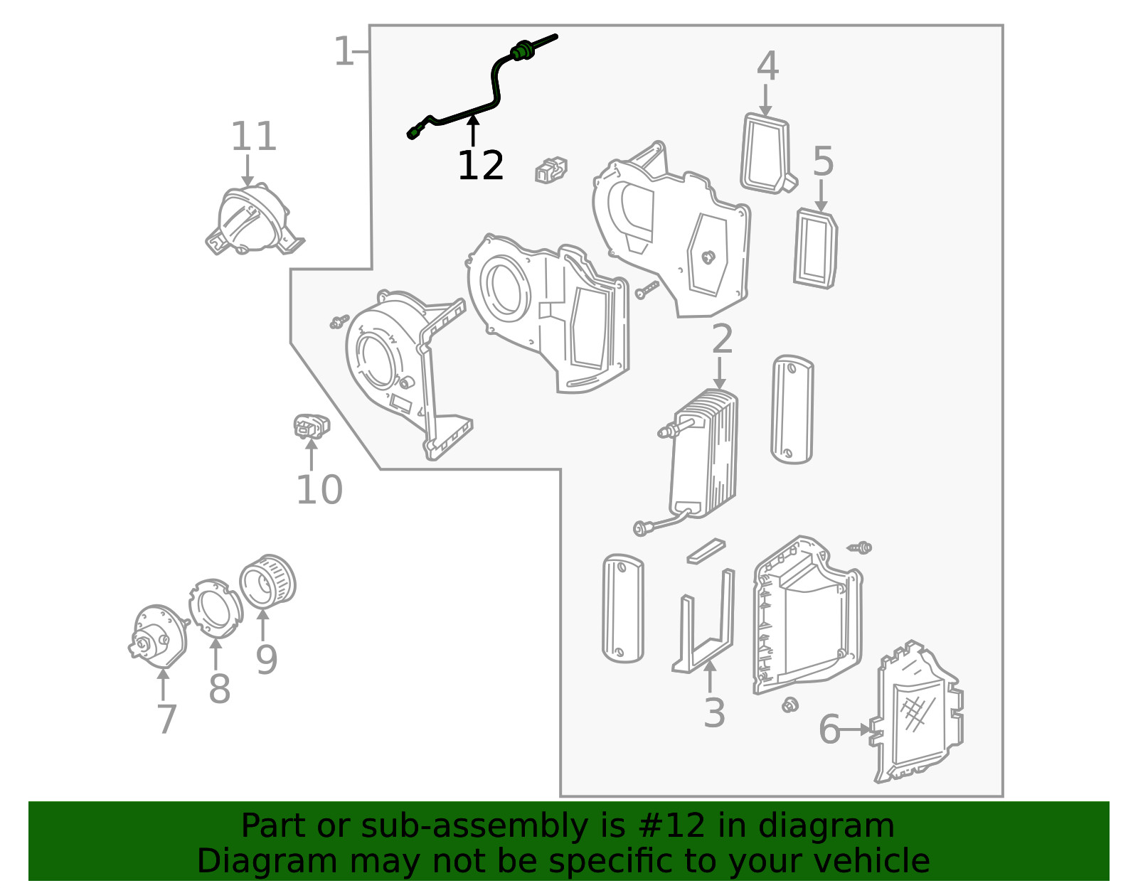 Genuine Ford Vacuum Harness F87Z-19C828-DA