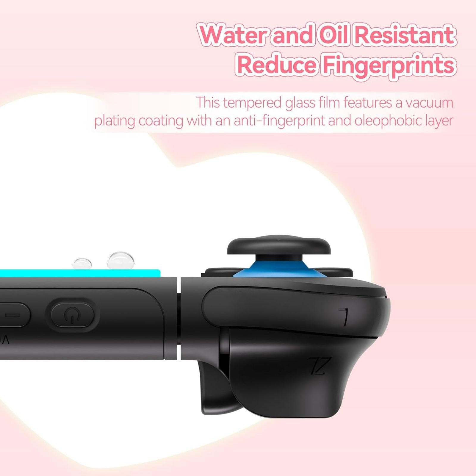 GeekShare Tempered Glass Screen for Switch 2 with Positioning Frame Star Wings