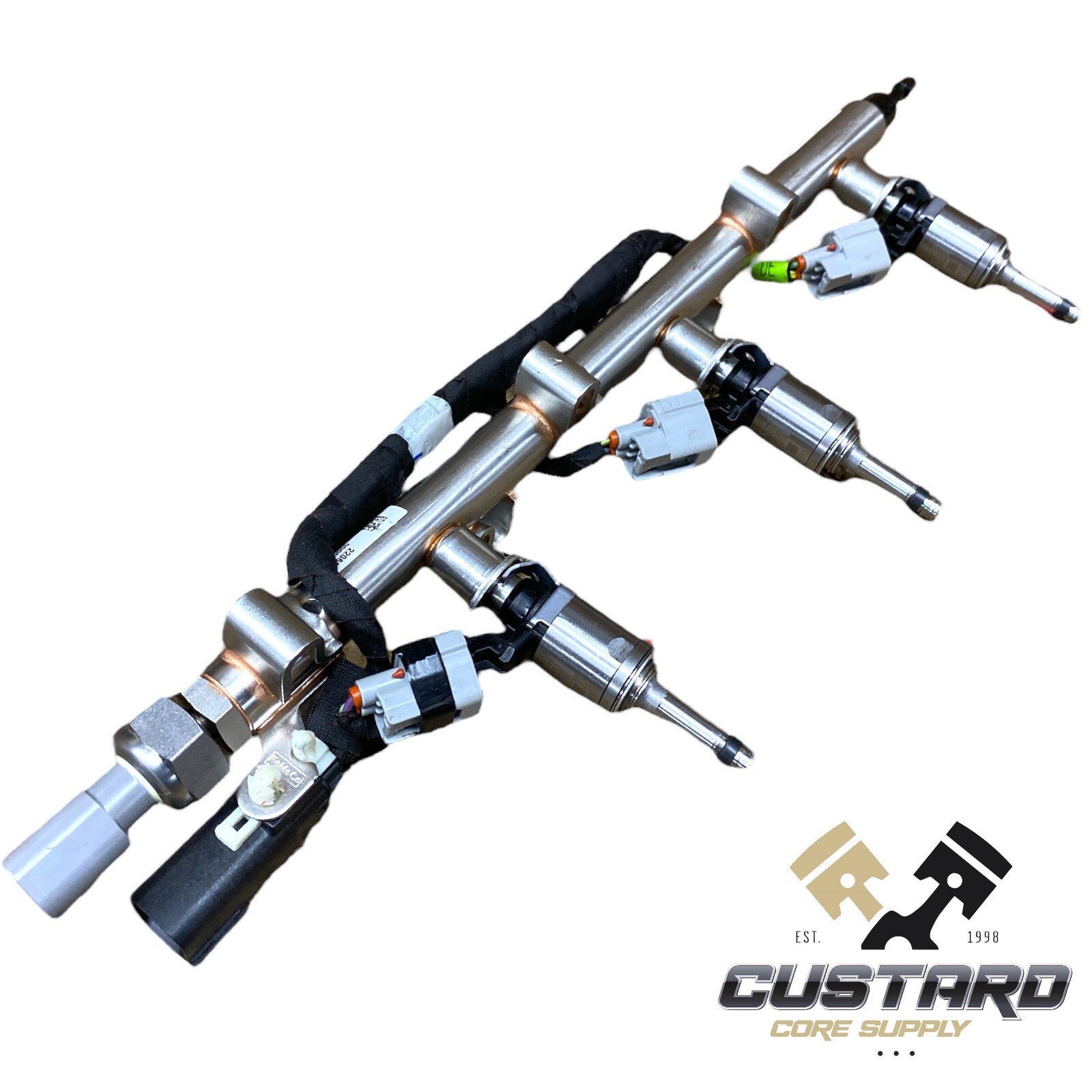 Ford 3.5L 3.5 Turbo EcoBoost Fuel Injector Rail Assembly & Injector 6 Set
