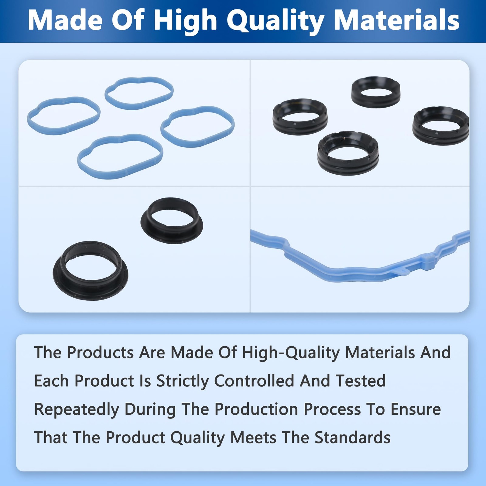 Valve Cover Gasket Set with Intake Manifold Gasket replacement for Engine