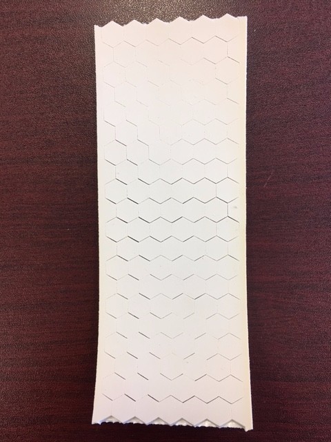 110 Hexagon Cabinet Door Bumpers (WHITE)