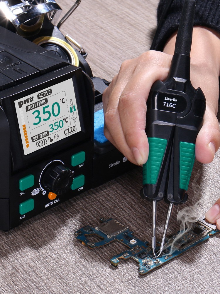 982D-III Hot Tweezers Soldering Station Digital C210/245 Soldering Iron kit