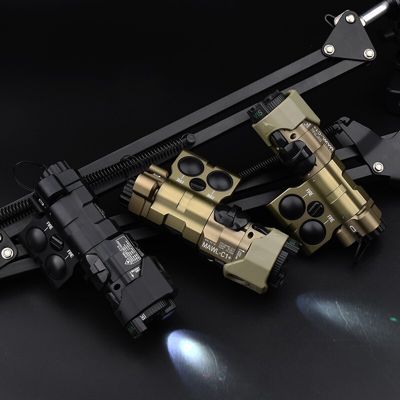 WADSN MAWL C1+ Laser Red Green IR Laser Sight White LED Strobe Flashlight