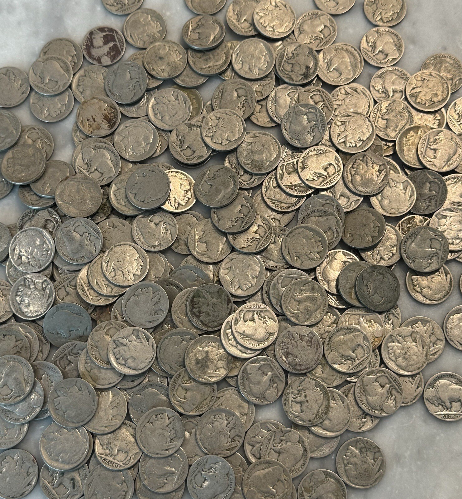 [Lot of 40] Buffalo Nickels No Date / Low Grade - Choose How Many Lots of 40!