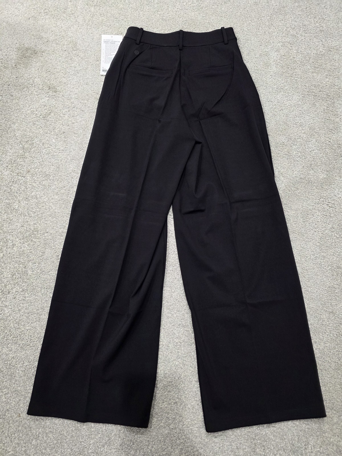 Lululemon Daydrift High-Rise Wide-Leg Trouser Regular Size S Color Black 31.5"