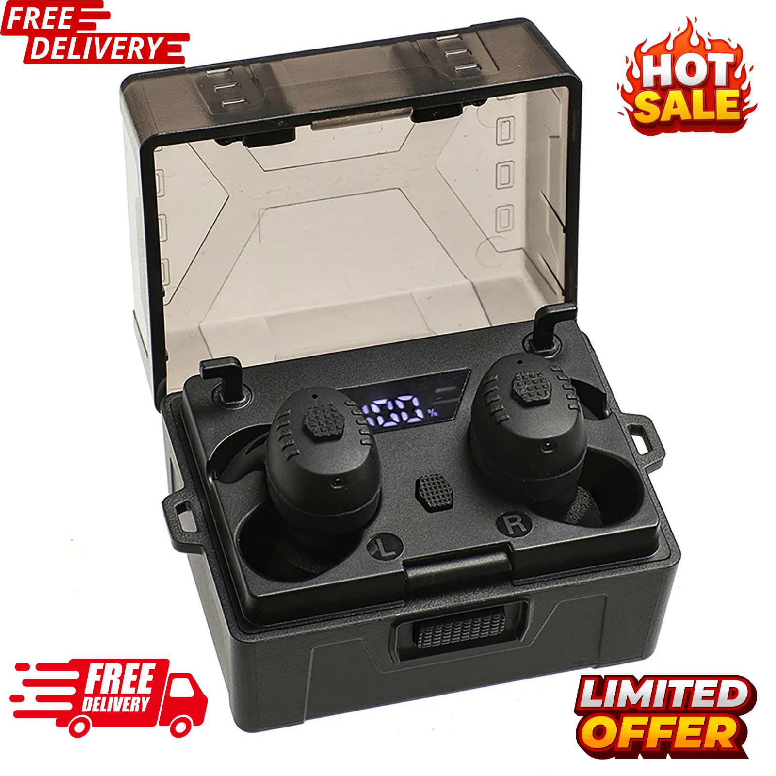 ARM NEXT E30 Bluetooth tactical earbuds for shooting training electronic hearing
