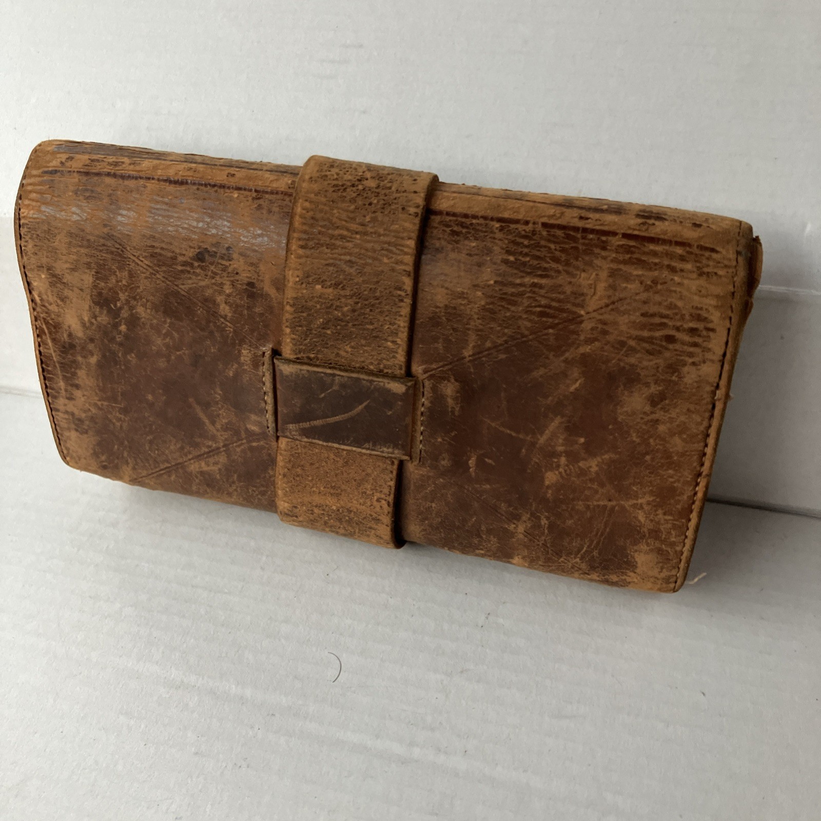 1800's Civil War Era Wallet / DOCUMENT HOLDER W/papers Dated 1833 Antique