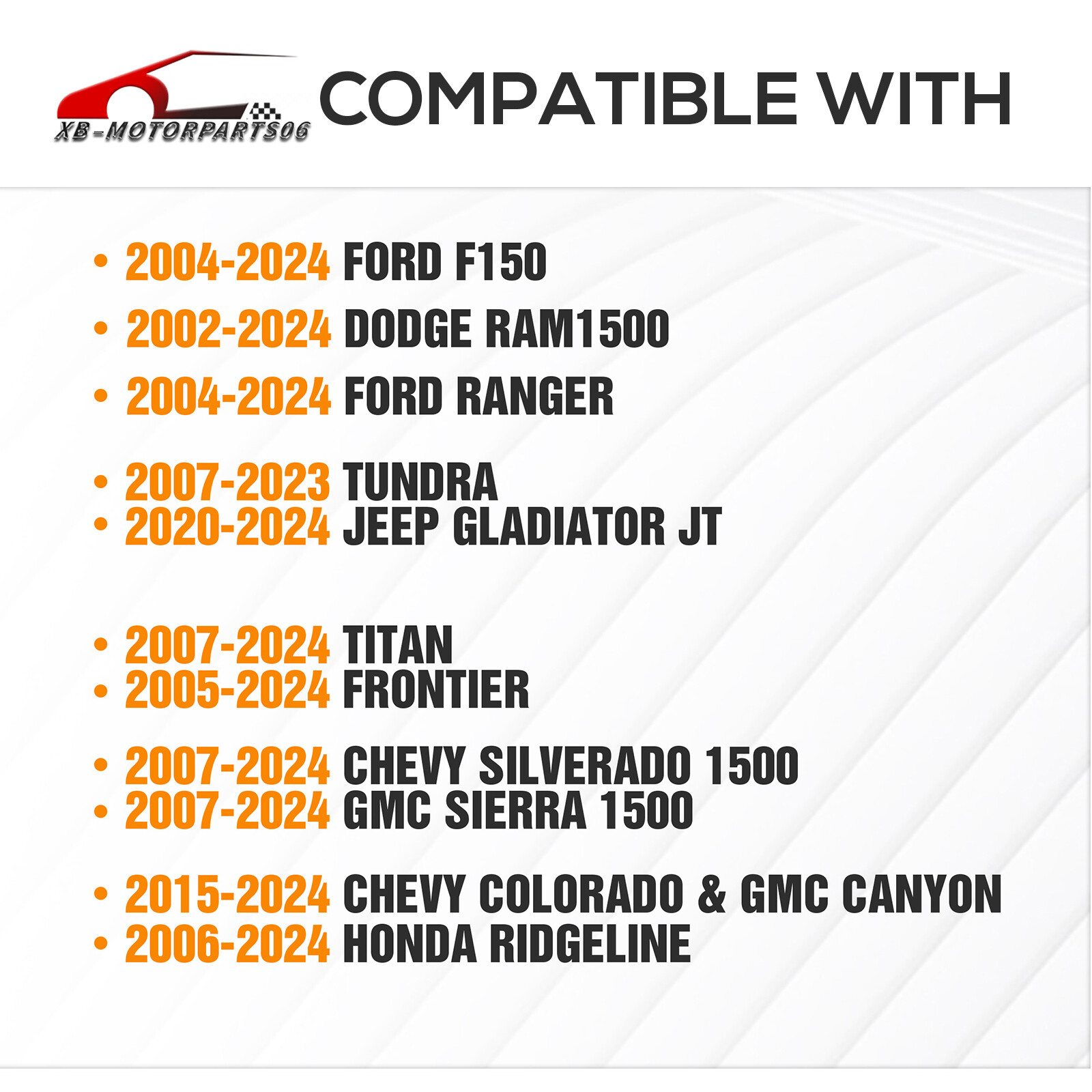 1000LBS Full-Size 23" Overland Bed Racks For F-150/Tundra/JT/Frontier/Ram 1500