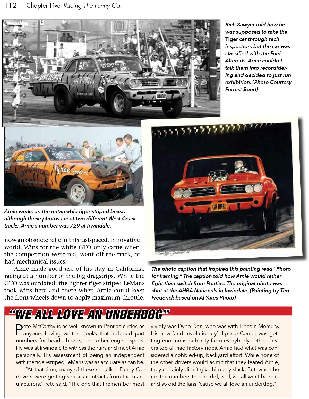 Arnie The Farmer Beswick NHRA