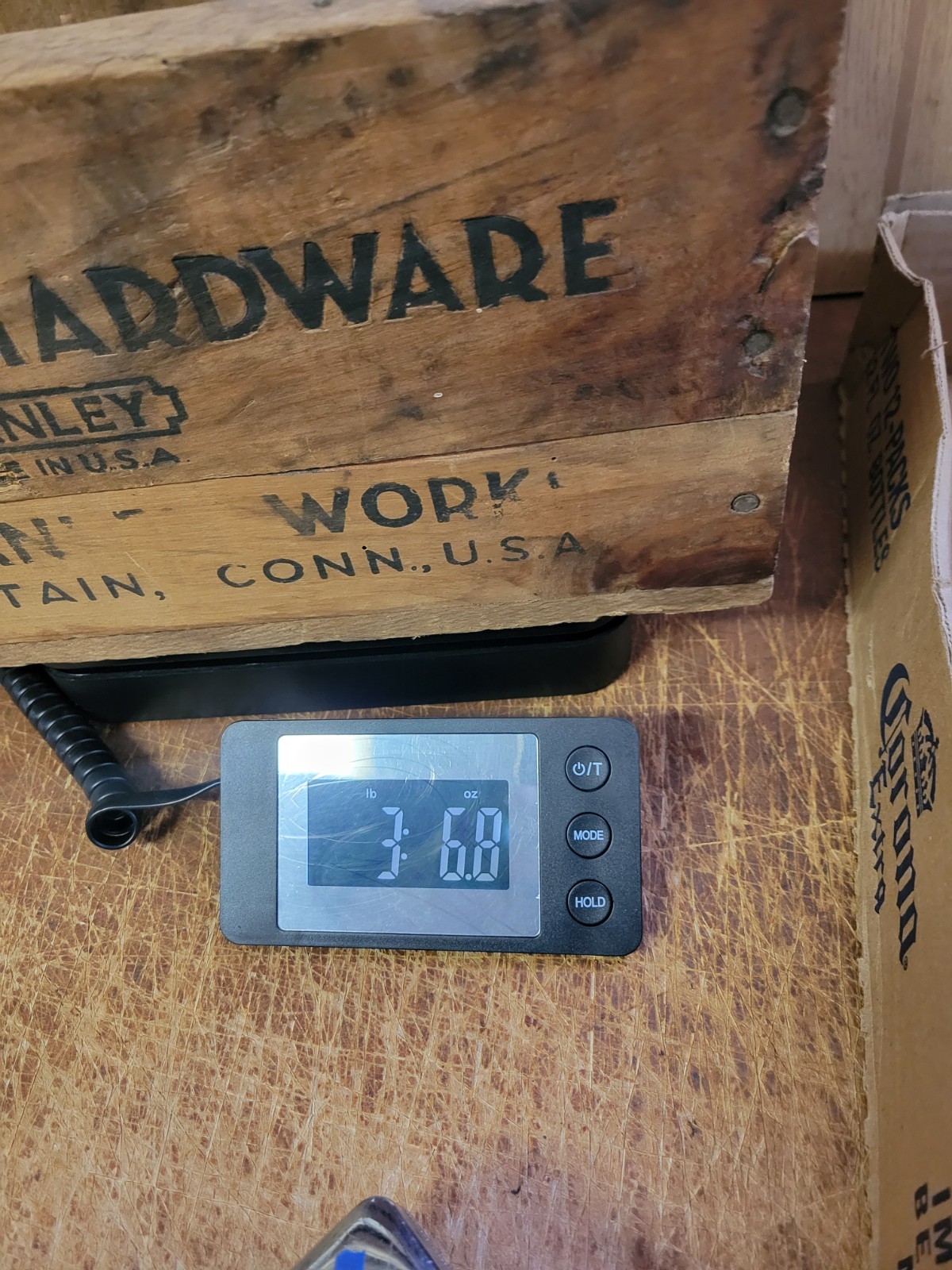 Antique The Stanley Works, Stanley Hardware, Shipping Crate