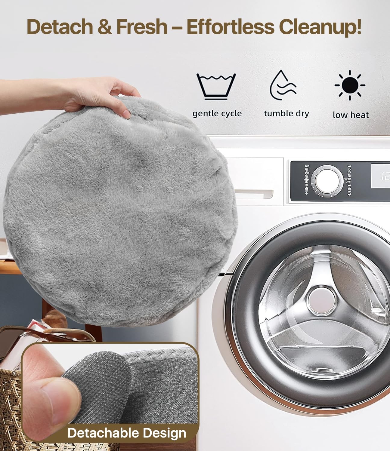 Cat Desk Bed, Cat Hammock for Home Office, 360°Rotating & Adjustable Shelf, R...