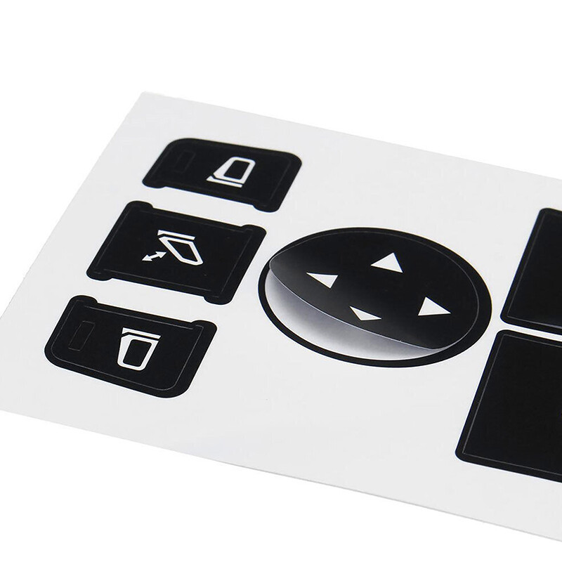 Button Repair Kit Window Switch Sticker For Mercedes Benz A B ML350 E350 2010-14