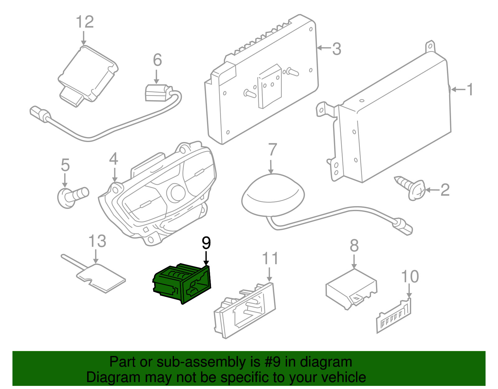 Genuine Ford Control Module HU5Z19A387C