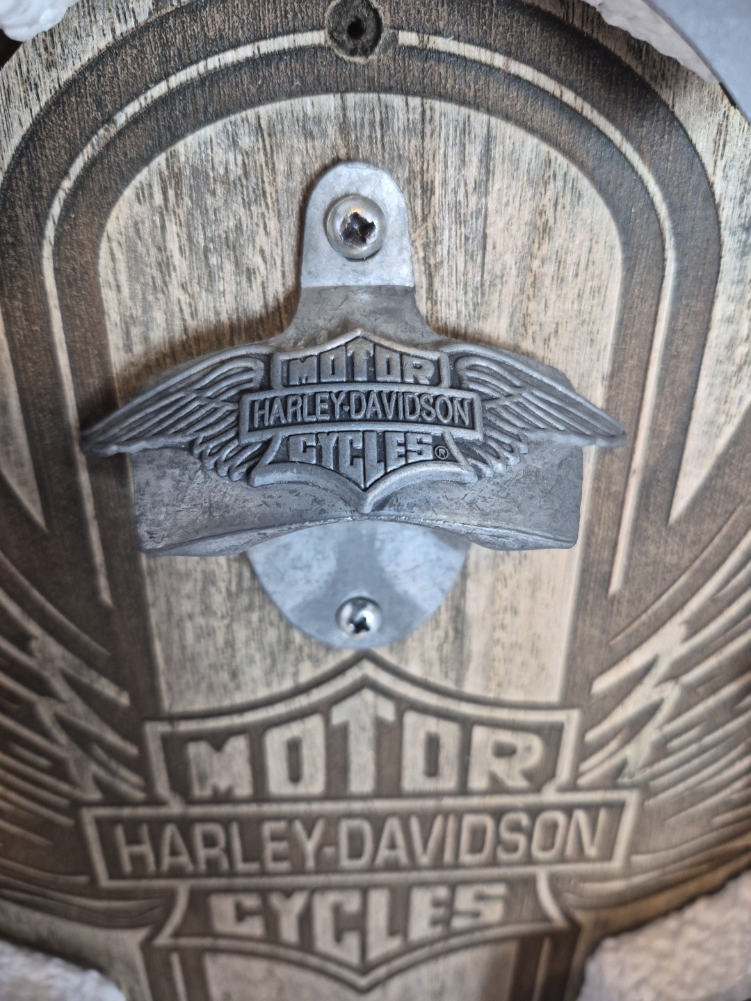 Harley Davidson - Bottle Opener with Magnetic Cap Catcher - Brand New in Box