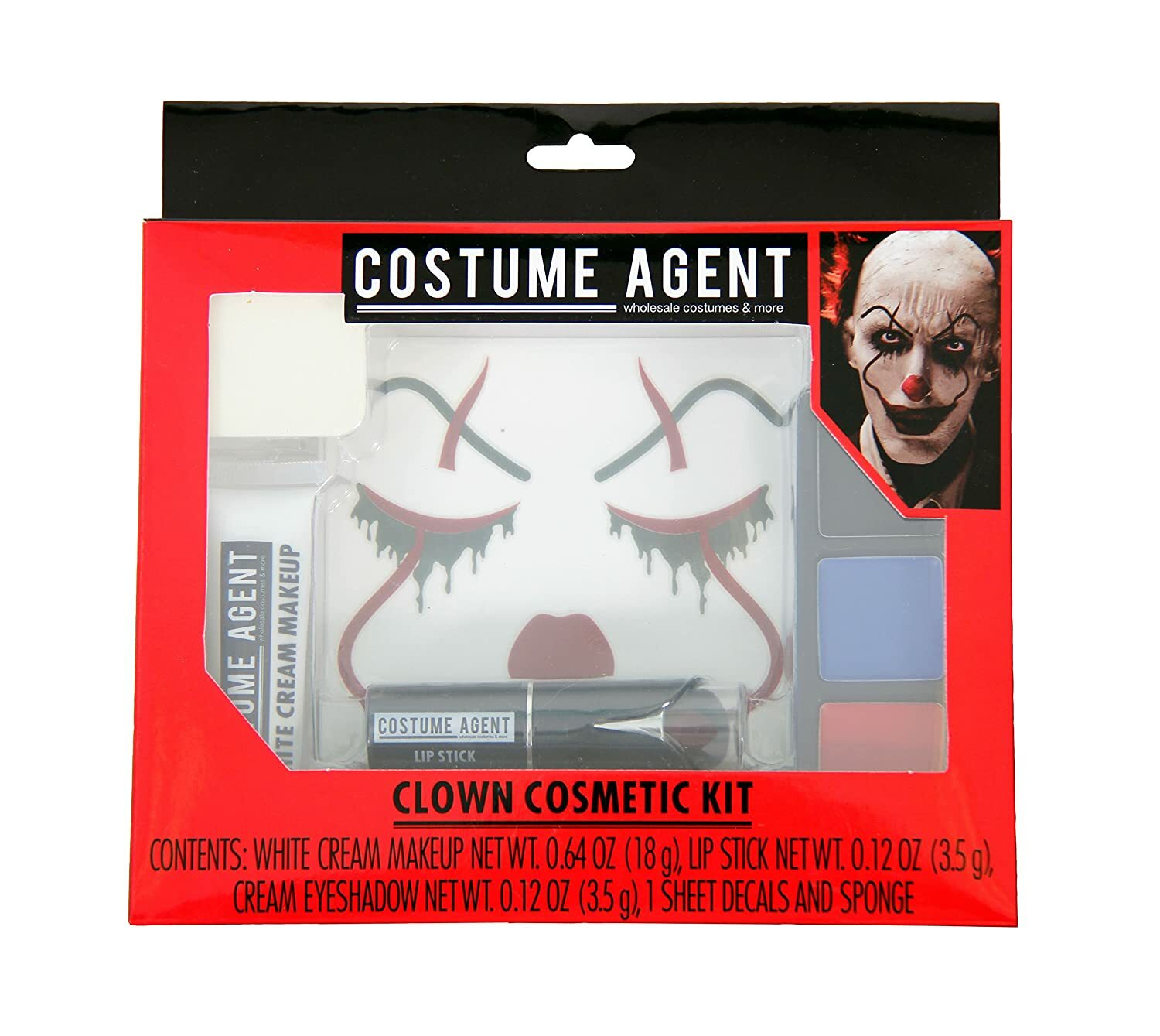 Halloween Comic Con Cosplay Costume Clown Cosmetic Trick R Treat Kit