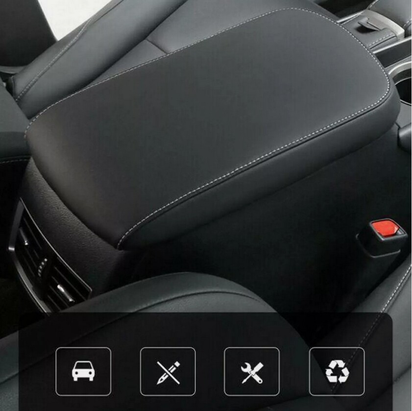 For Lexus NX NX200t NX300 NX300h 2015-21 Black Center Console Armrest Lid Cover