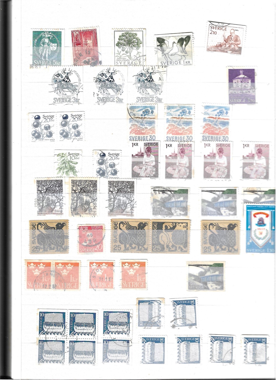 Excellent Sweden collection in stockbook!!