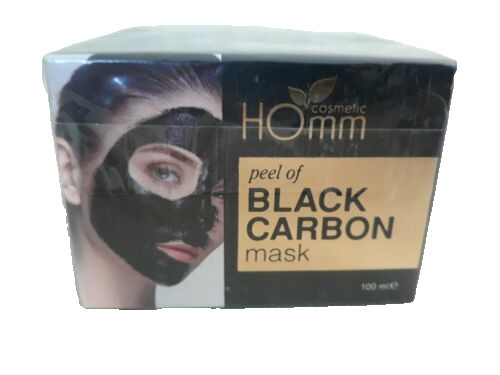 HOMM COSMETIC PEEL OF BLACK CARBON NASK NIB 100 ML