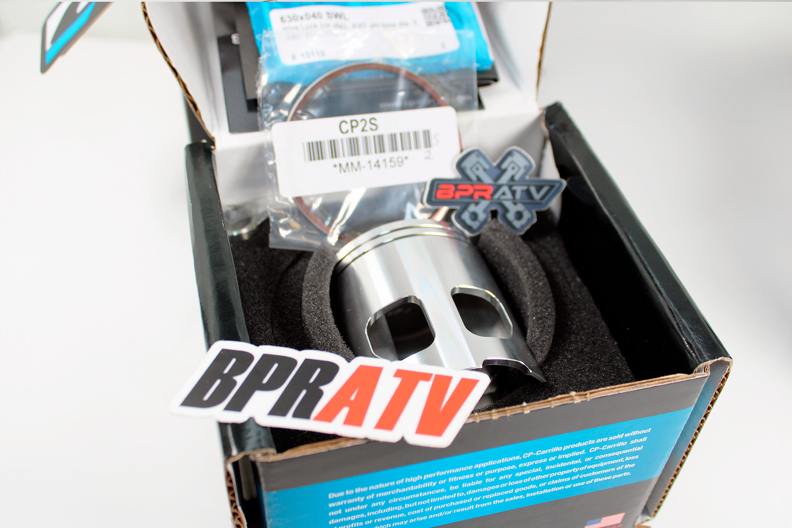 Yamaha Banshee 66mm Big Bore Cylinders + CP-Carrillo Pistons Top End Rebuild Kit