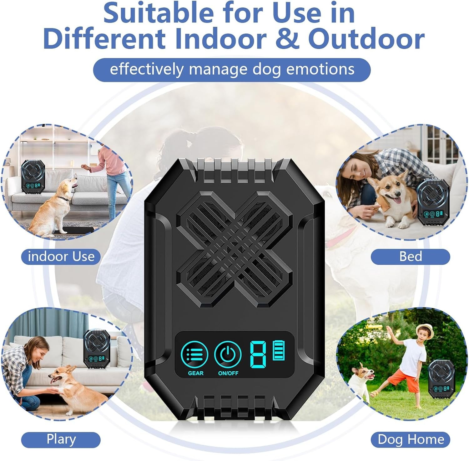 Dispositivo Ultrasonico Control De Ladridos De Perros Dispositivo Antiladridos